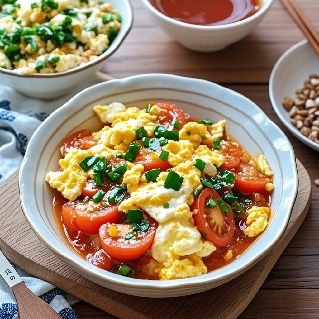 Scrambled Eggs with Tomato